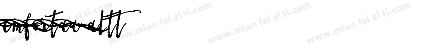 cmfortaa alt1字体转换